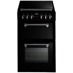 Stoves Richmond 550DFW Dual Fuel Mini Range Cooker Black